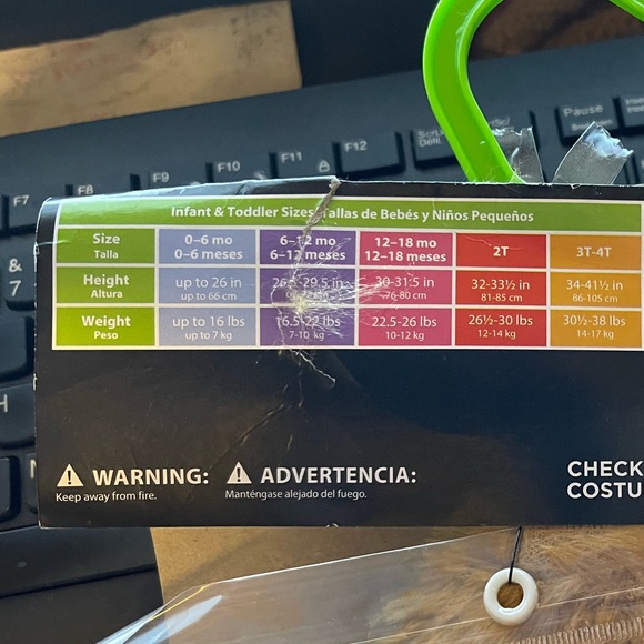 New Rubie's Unisex Star Wars The Child Mandalorian Costume Toddler 3T/4T 2pc set - Picture 2 of 3